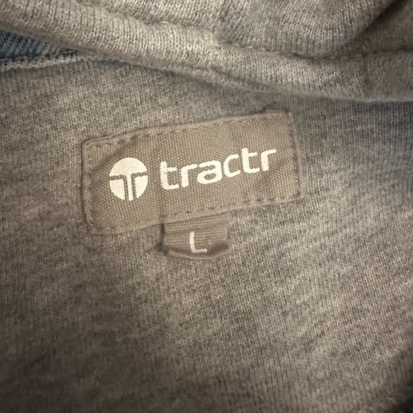 Tractr Kids Sweatshirt Jean Jacket Size Large - Picture 3 of 8